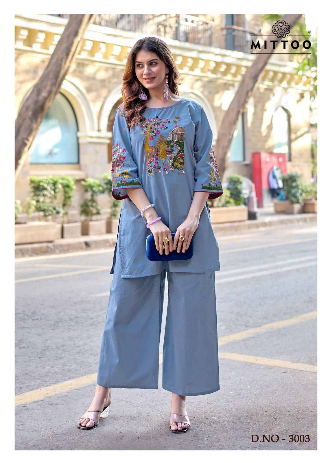 Rang Vatika By Mittoo 3001 To 3004 Series Designer Collection Cotton Co-ord Set At Wholesale Price